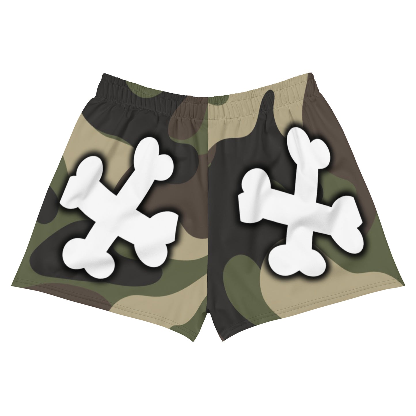 Tipsy Rebel Camo Women’s Athletic Shorts