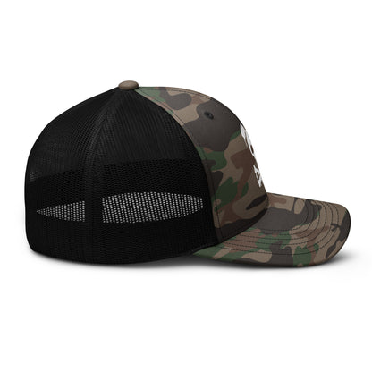 Tipsy Rebel Camouflage trucker hat