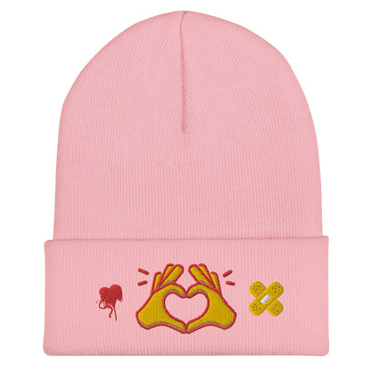 Hug Kisses Sign Of Love Cuffed Beanie