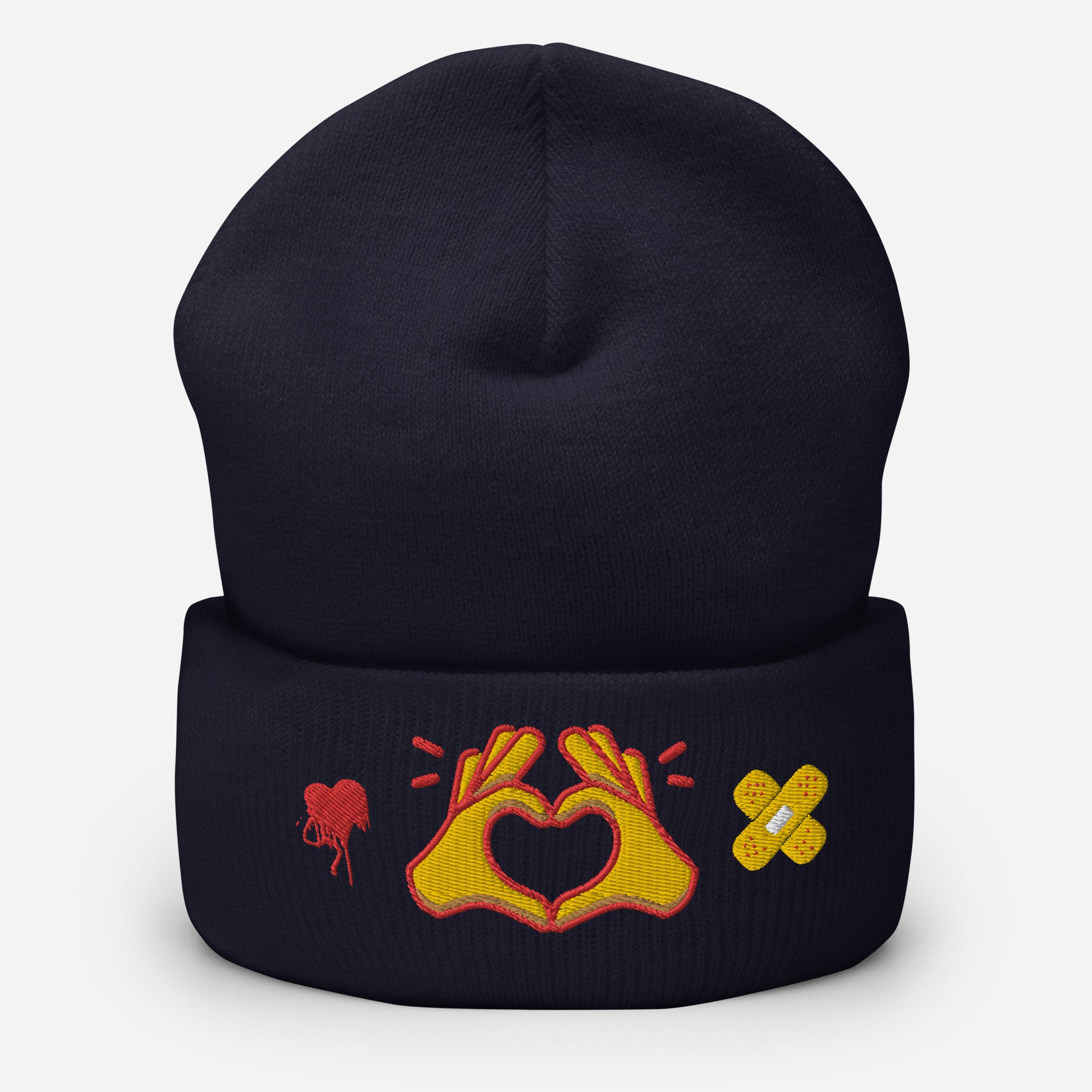 Hug Kisses Sign Of Love Cuffed Beanie