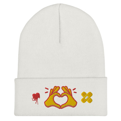 Hug Kisses Sign Of Love Cuffed Beanie