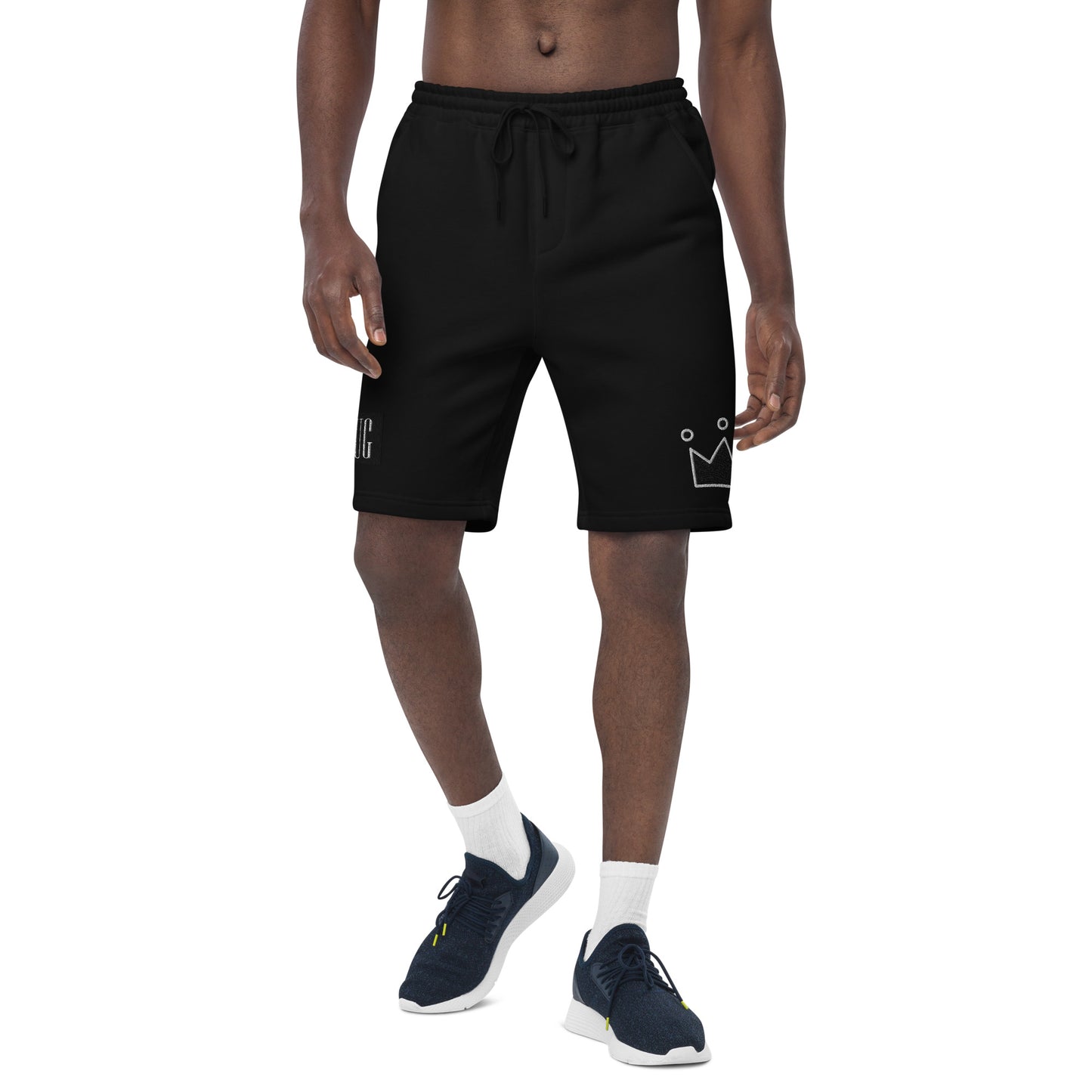 Plug fleece shorts