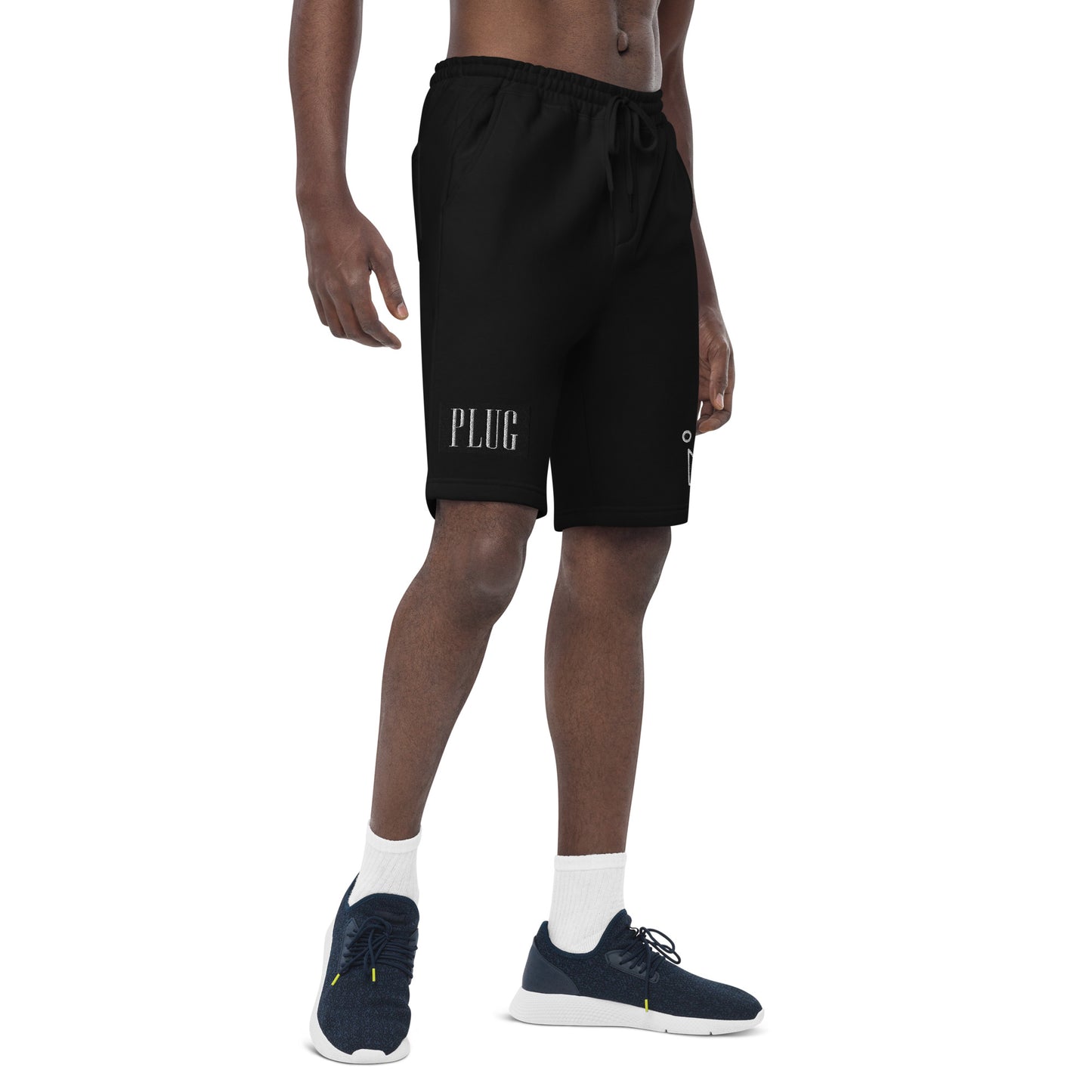 Plug fleece shorts