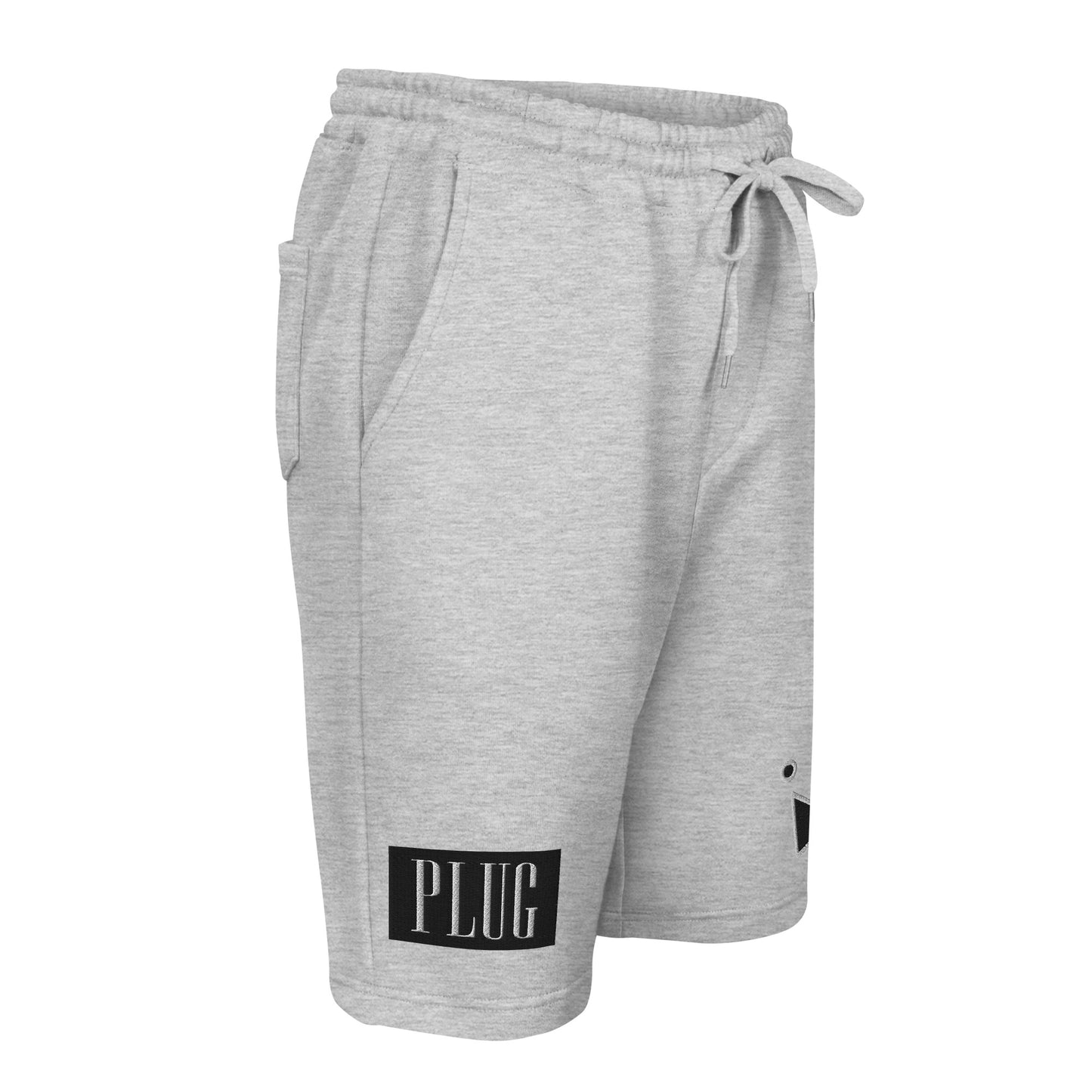 Plug fleece shorts