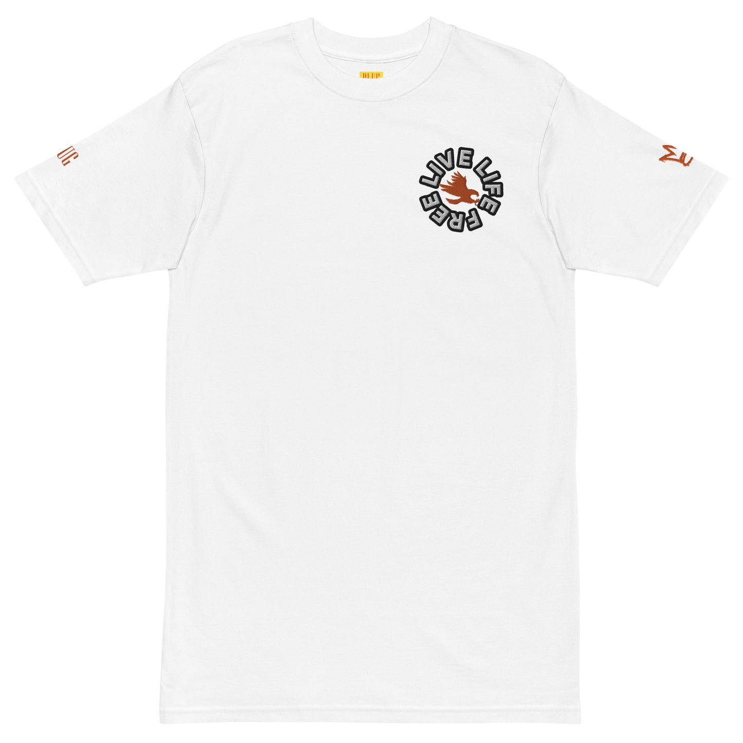 Live Life Free Men’s premium heavyweight tee