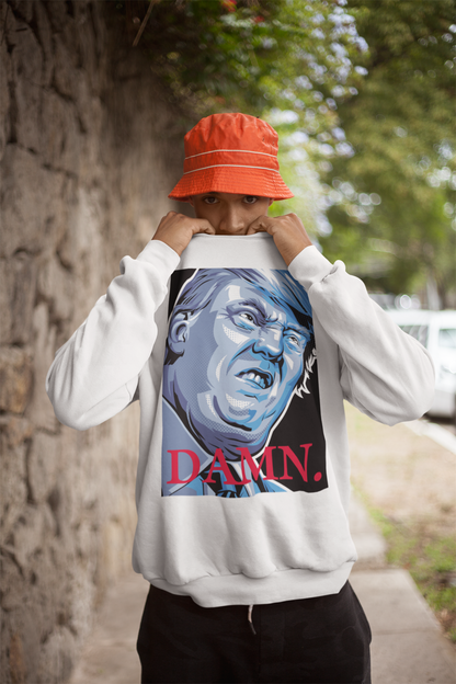 Trump Damn Unisex organic sweatshirt