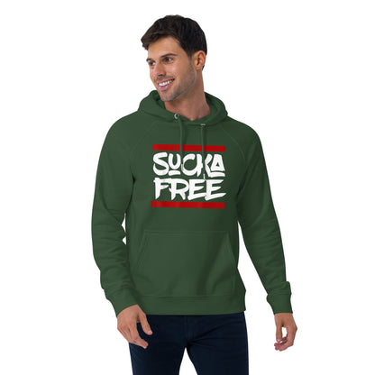 Sucka Free Unisex eco raglan hoodie