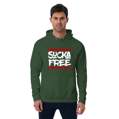 Sucka Free Unisex eco raglan hoodie