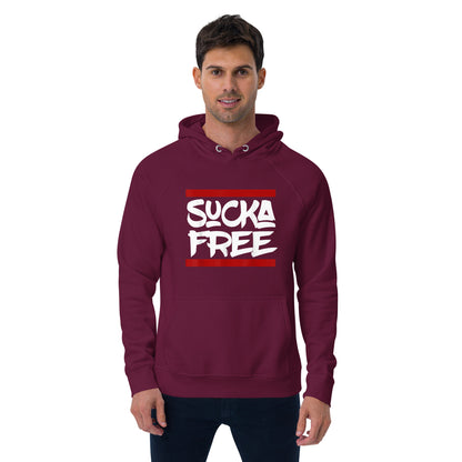 Sucka Free Unisex eco raglan hoodie