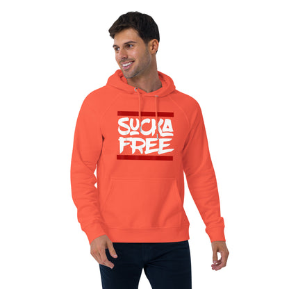 Sucka Free Unisex eco raglan hoodie