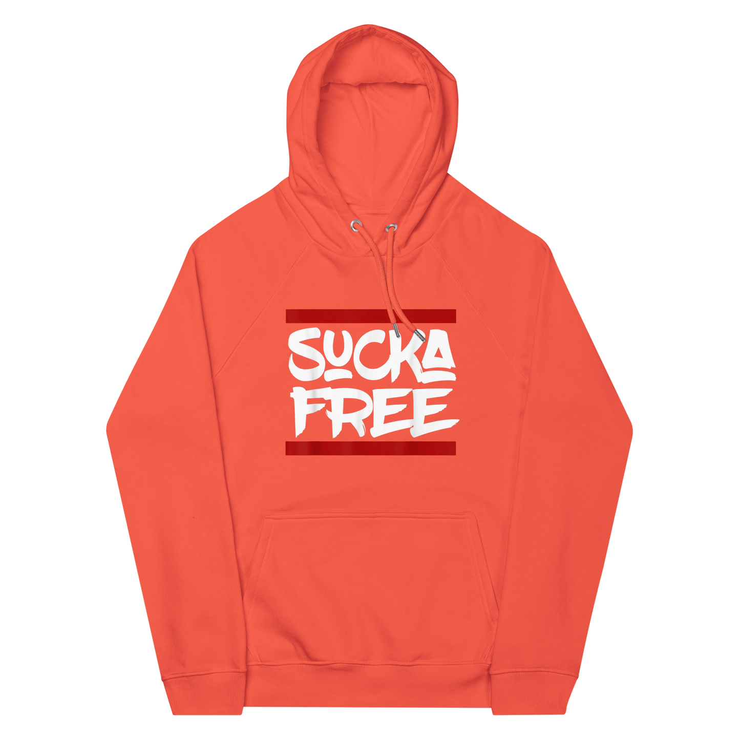 Sucka Free Unisex eco raglan hoodie