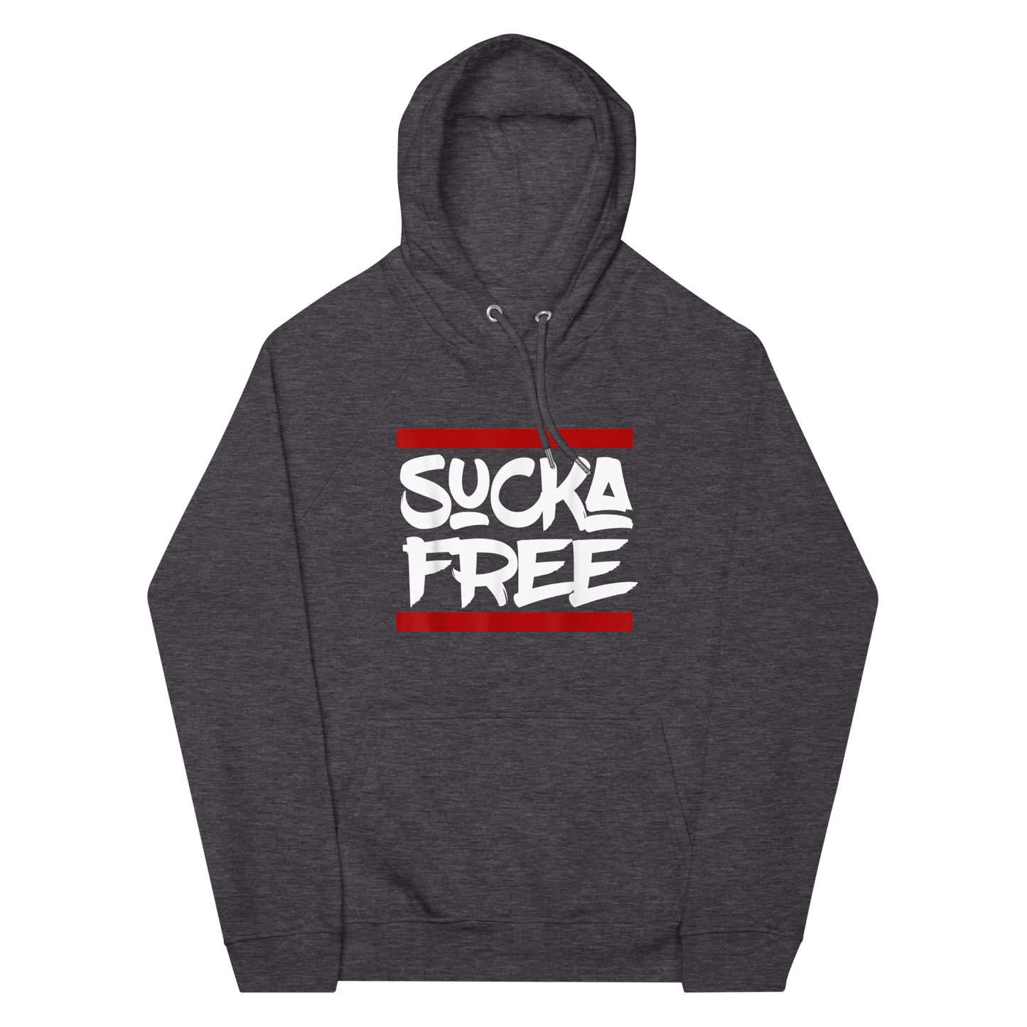 Sucka Free Unisex eco raglan hoodie