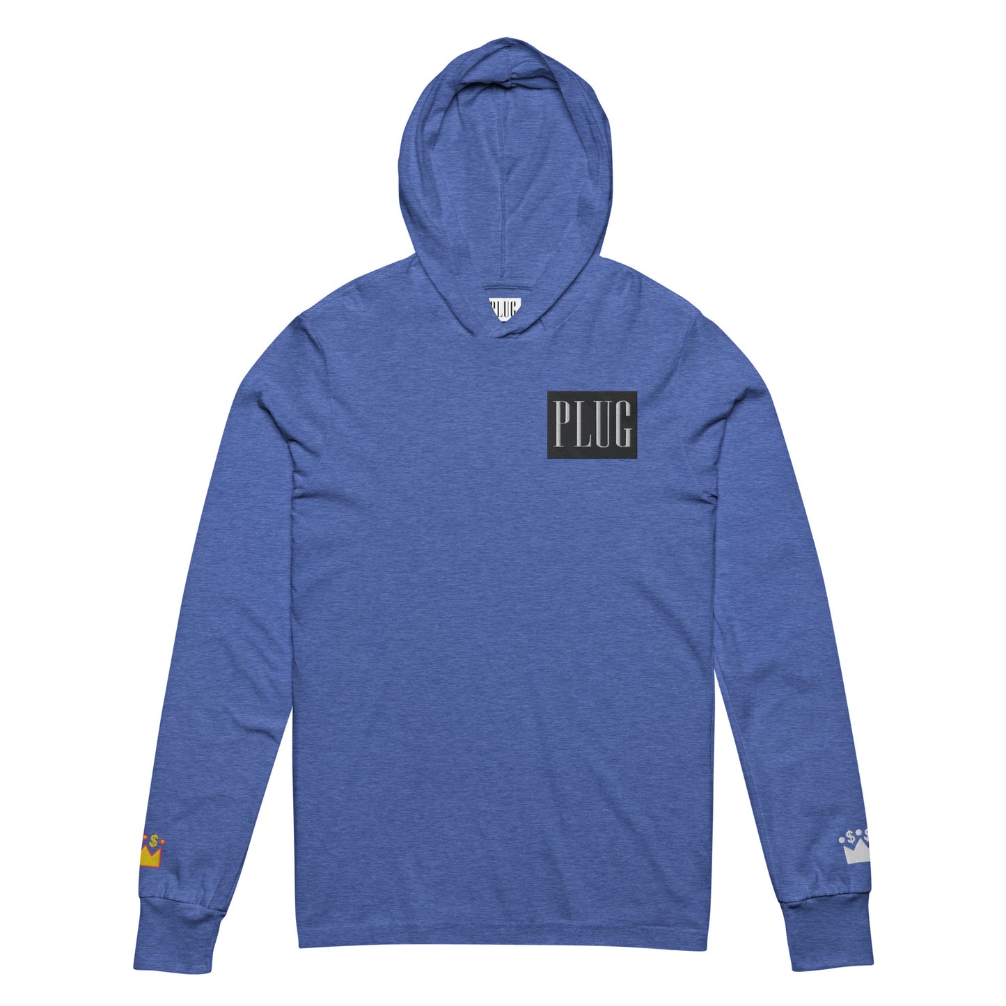 Plug Hooded long-sleeve tee