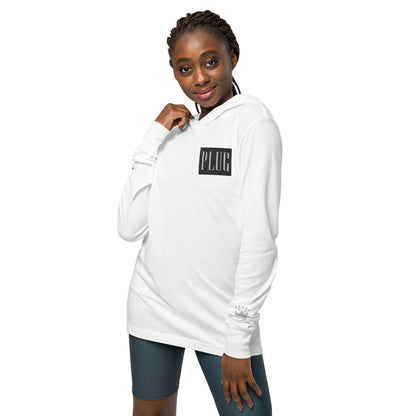 Plug Hooded long-sleeve tee