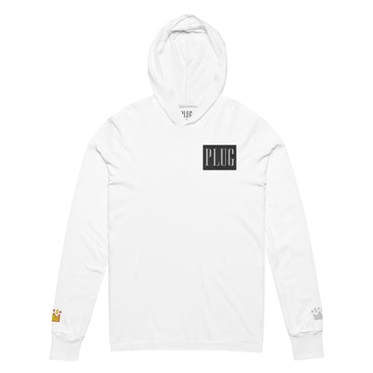 Plug Hooded long-sleeve tee