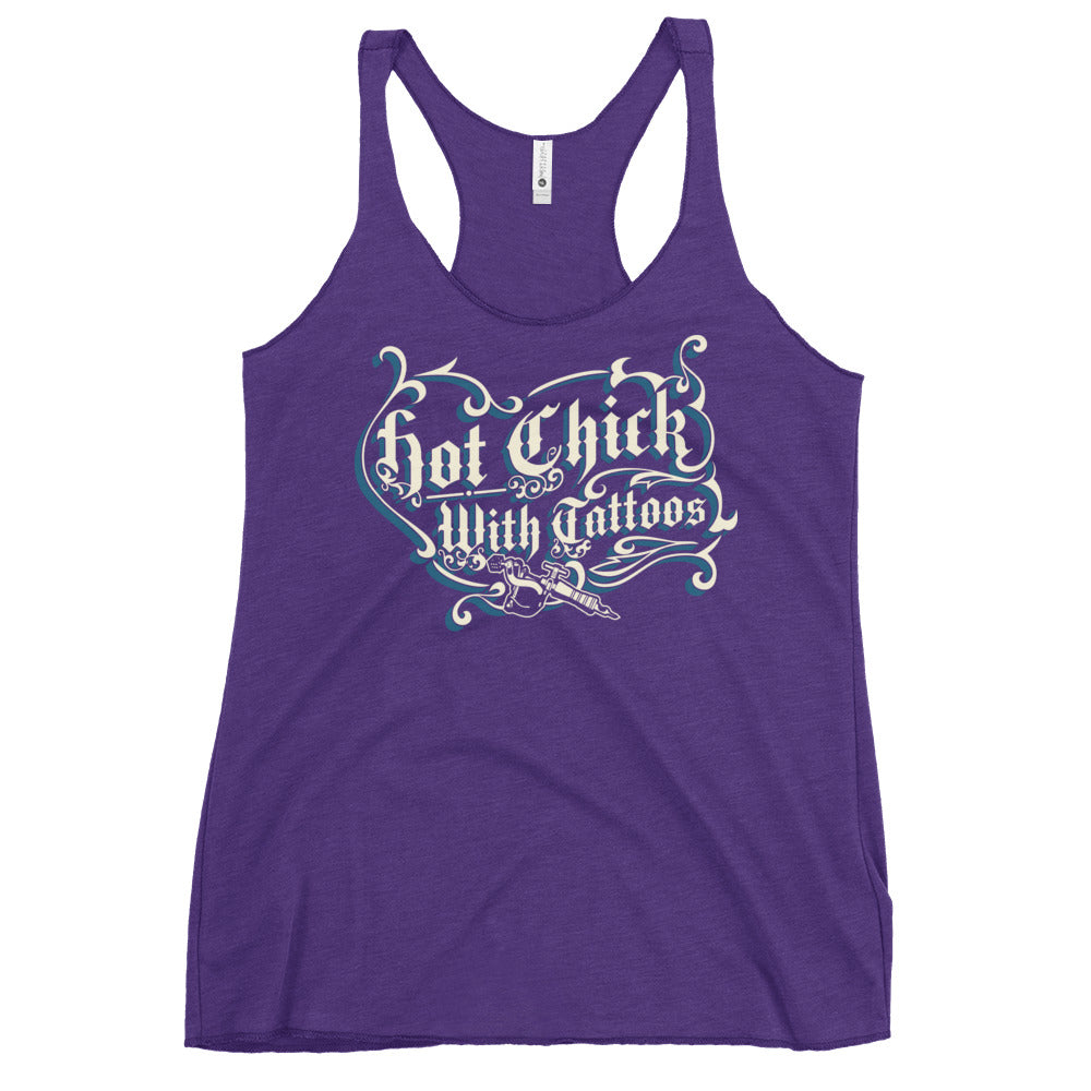 Hot Chick With Tattoo's Women's Racerback Tank