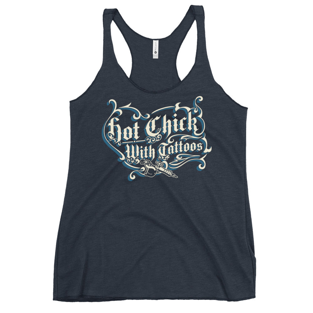 Hot Chick With Tattoo's Women's Racerback Tank