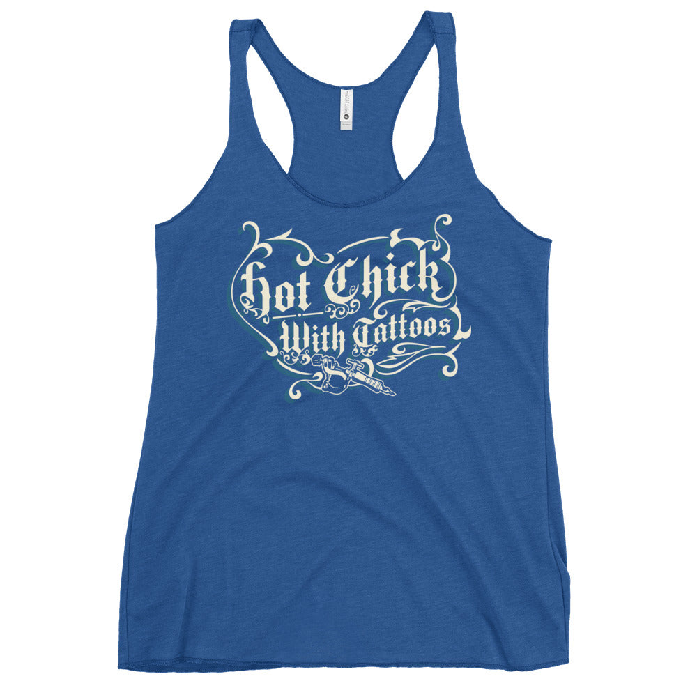 Hot Chick With Tattoo's Women's Racerback Tank